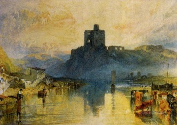  Castle Painting - Norham Castle on the River Tweed Romantic Turner